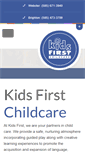 Mobile Screenshot of kidsfirstchildcare.com